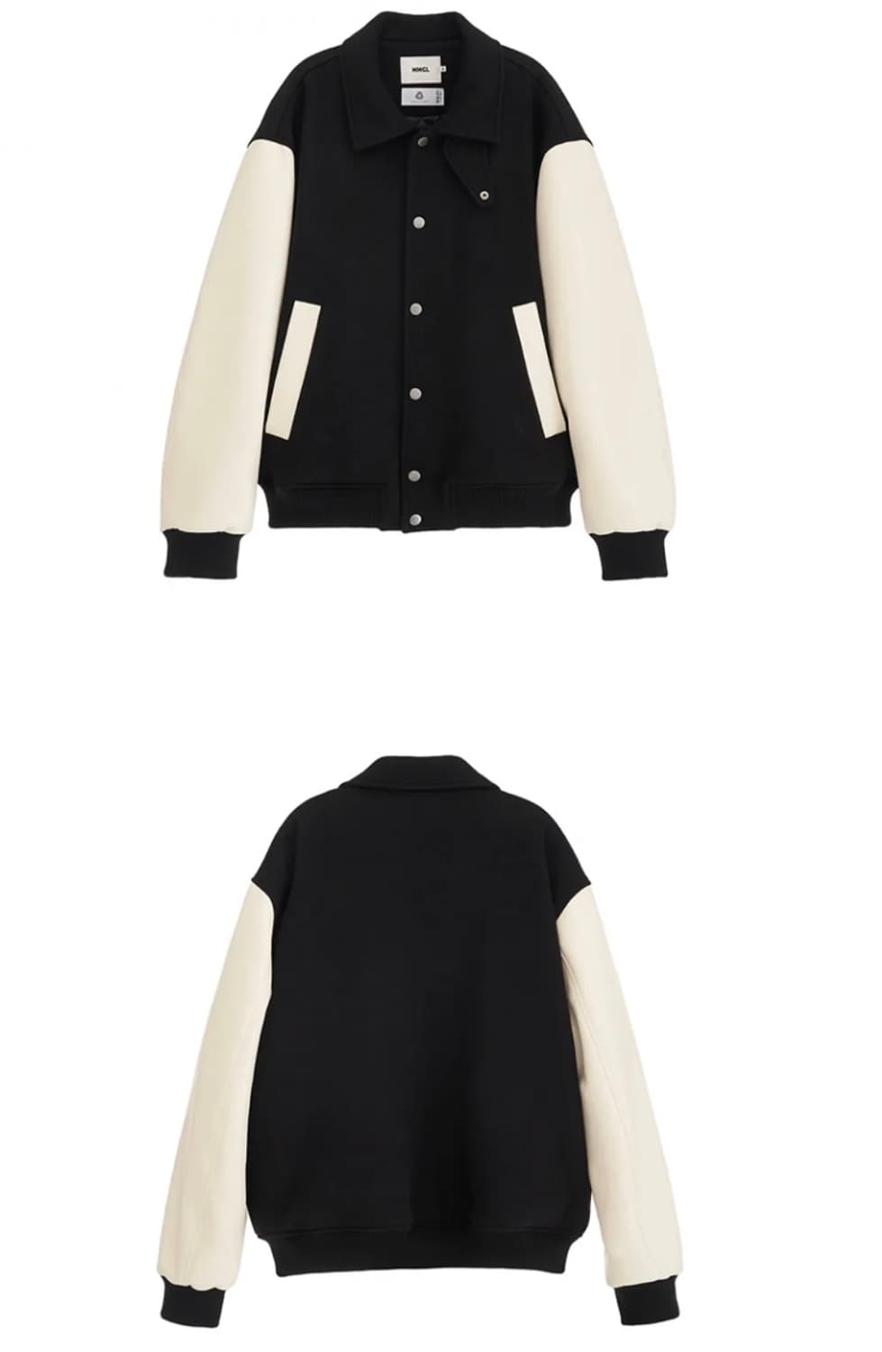 MMGL VARSITY JACKET (BLACK) 상품이미지7