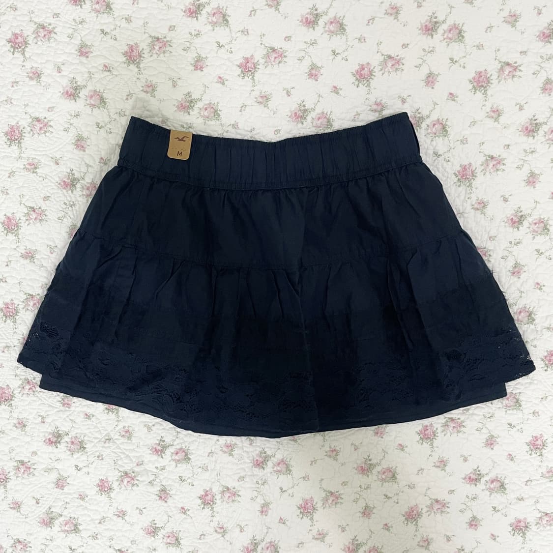 홀리스터 레이스 미니스커트 네이비 /빈티지 아베크롬비 상품이미지2