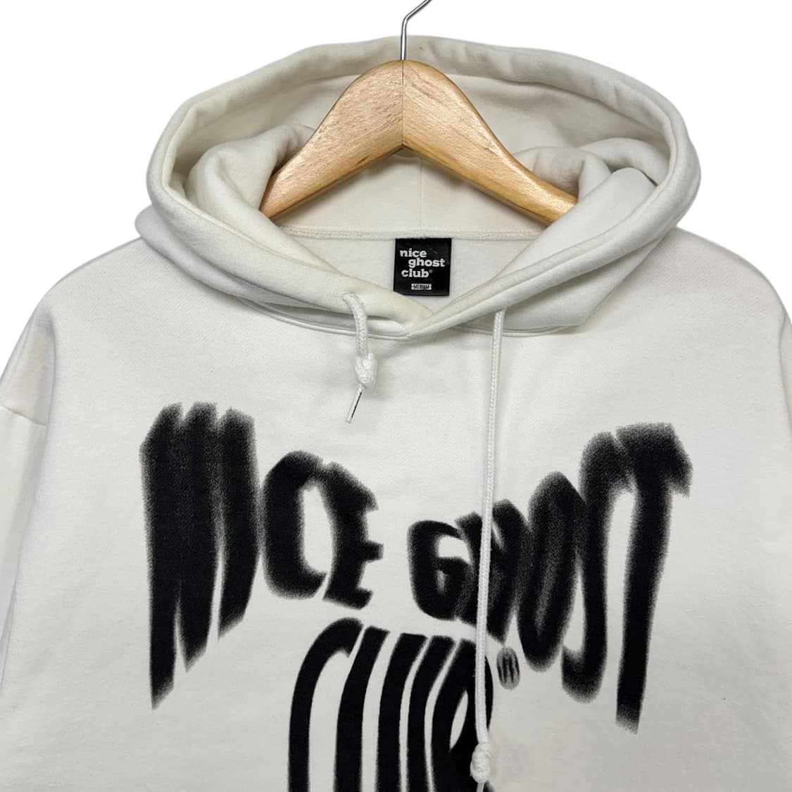 나이스고스트클럽 스프레이 로고 후드 상품이미지2