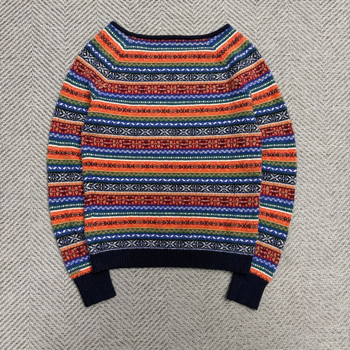 타미힐피거 페어아일 넥지퍼 니트 v1708 상품이미지2