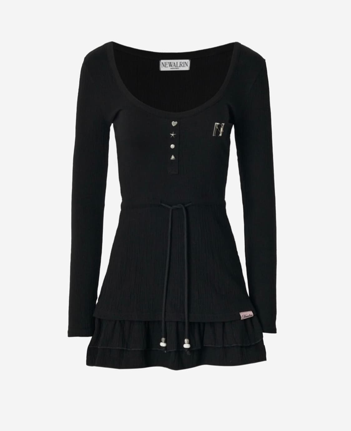 Bubble Newalrin emblem Mini Dress 상품이미지1
