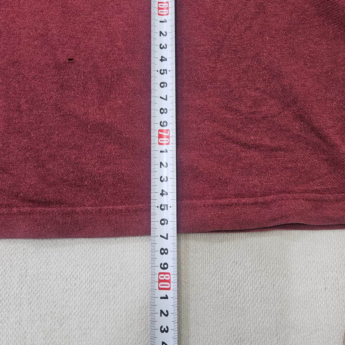 XXL 타미힐피거 버건디 카라 반팔티 0316Y 상품이미지7