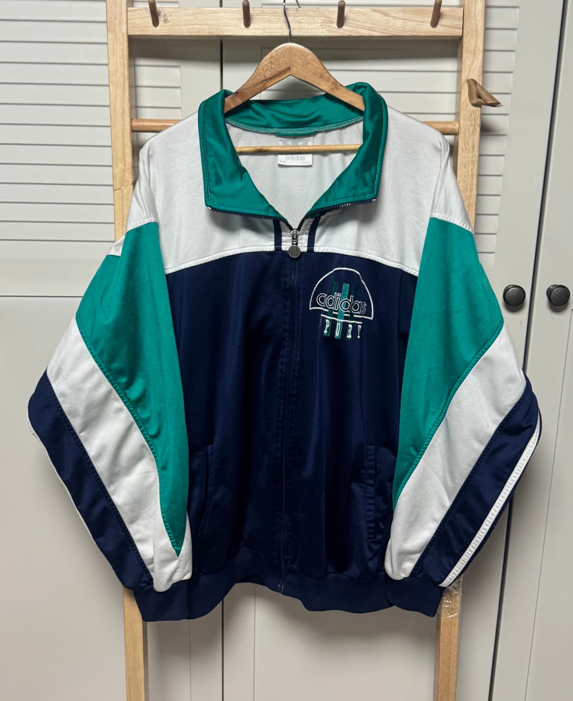 XXL 대장 아디다스 삼선 빅로고 90s 트레이닝 져지 자켓 상품이미지5