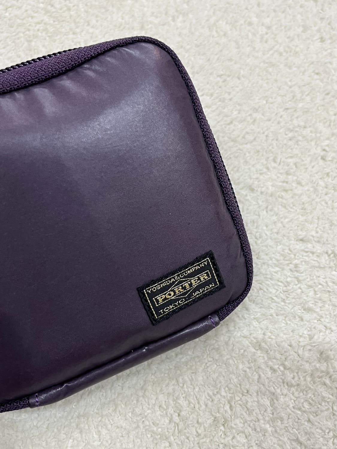 포터 도트 지갑 퍼플 상품이미지5