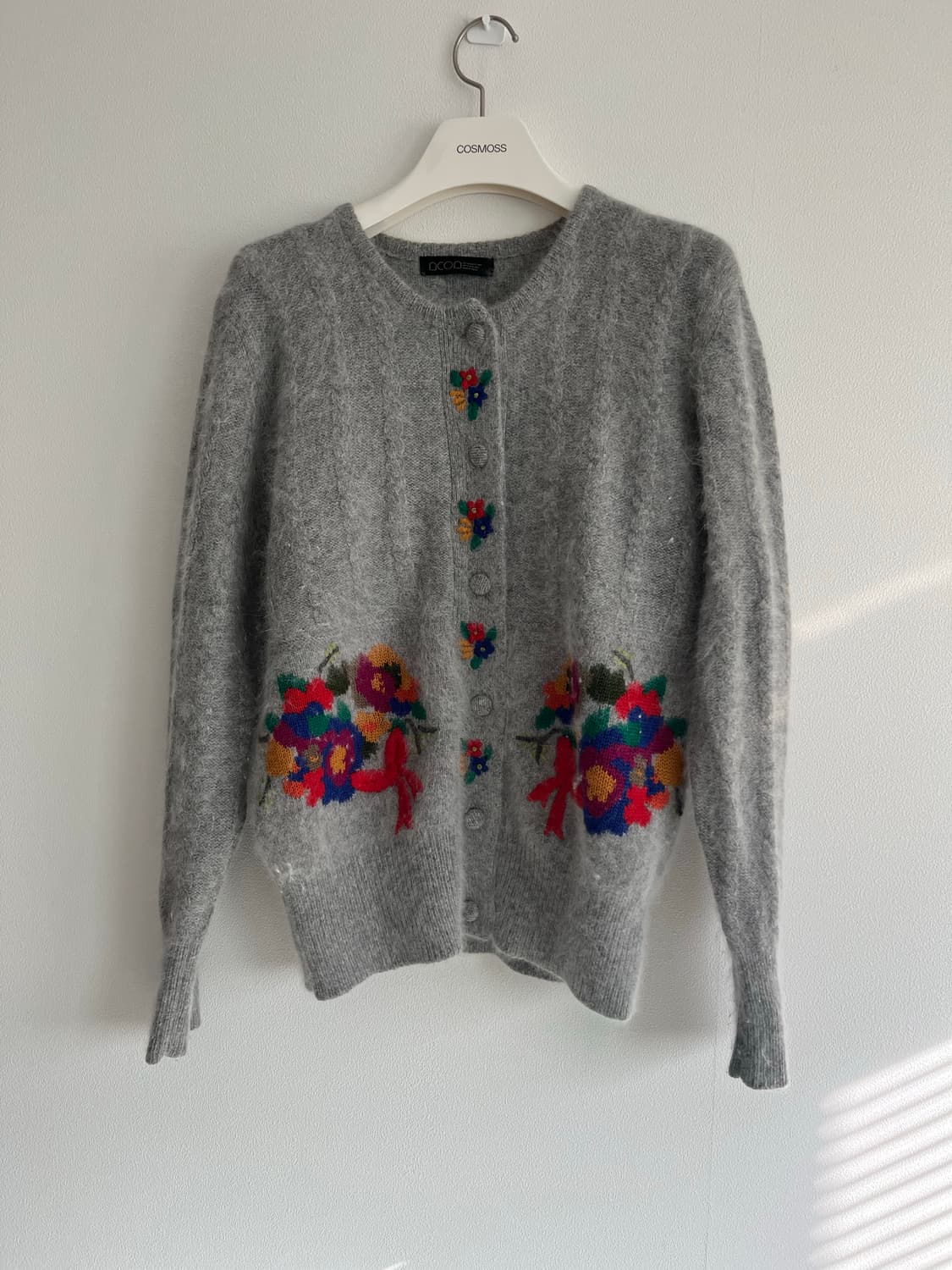 일본 빈티지 핸드자수 가디건 상품이미지1