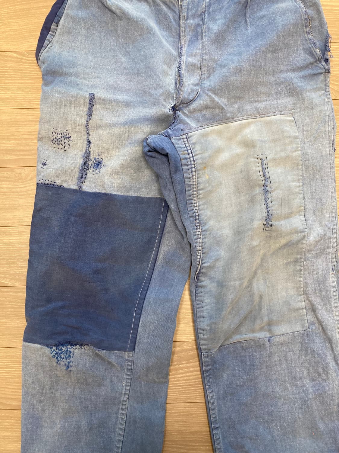 60s 프렌치 워크팬츠 페이드 블루 dumont d'urville 31 상품이미지2