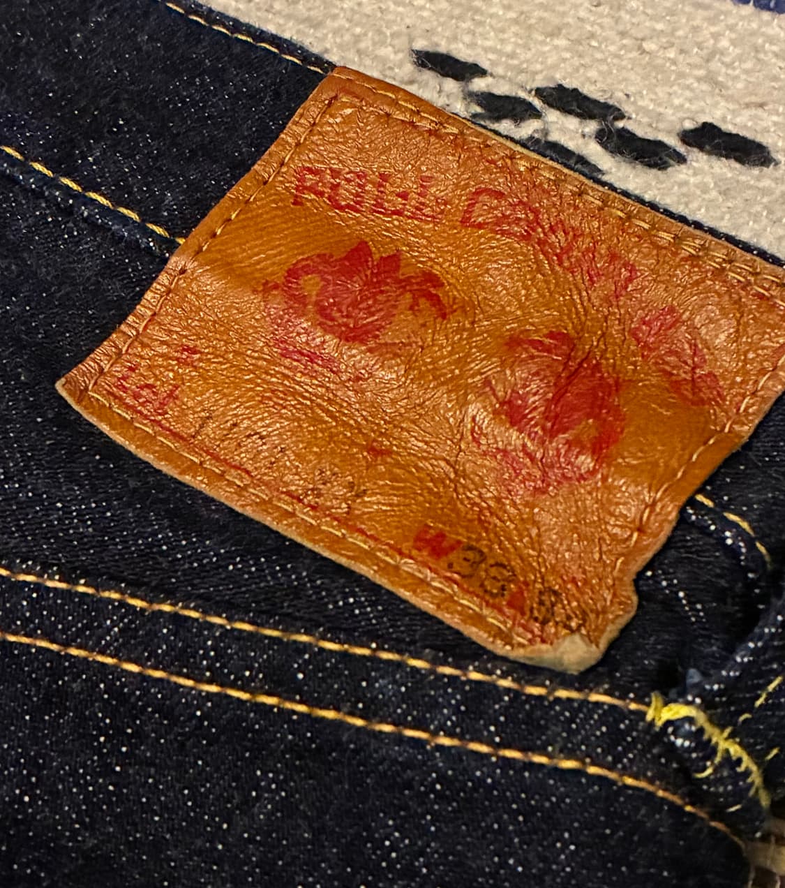 (32~33)Full count 풀카운트 1101xx 헤비온즈 셀비지데님 상품이미지8