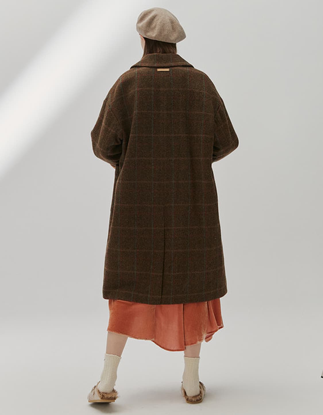 썰스데이아일랜드 체크 맥코트 S 상품이미지3