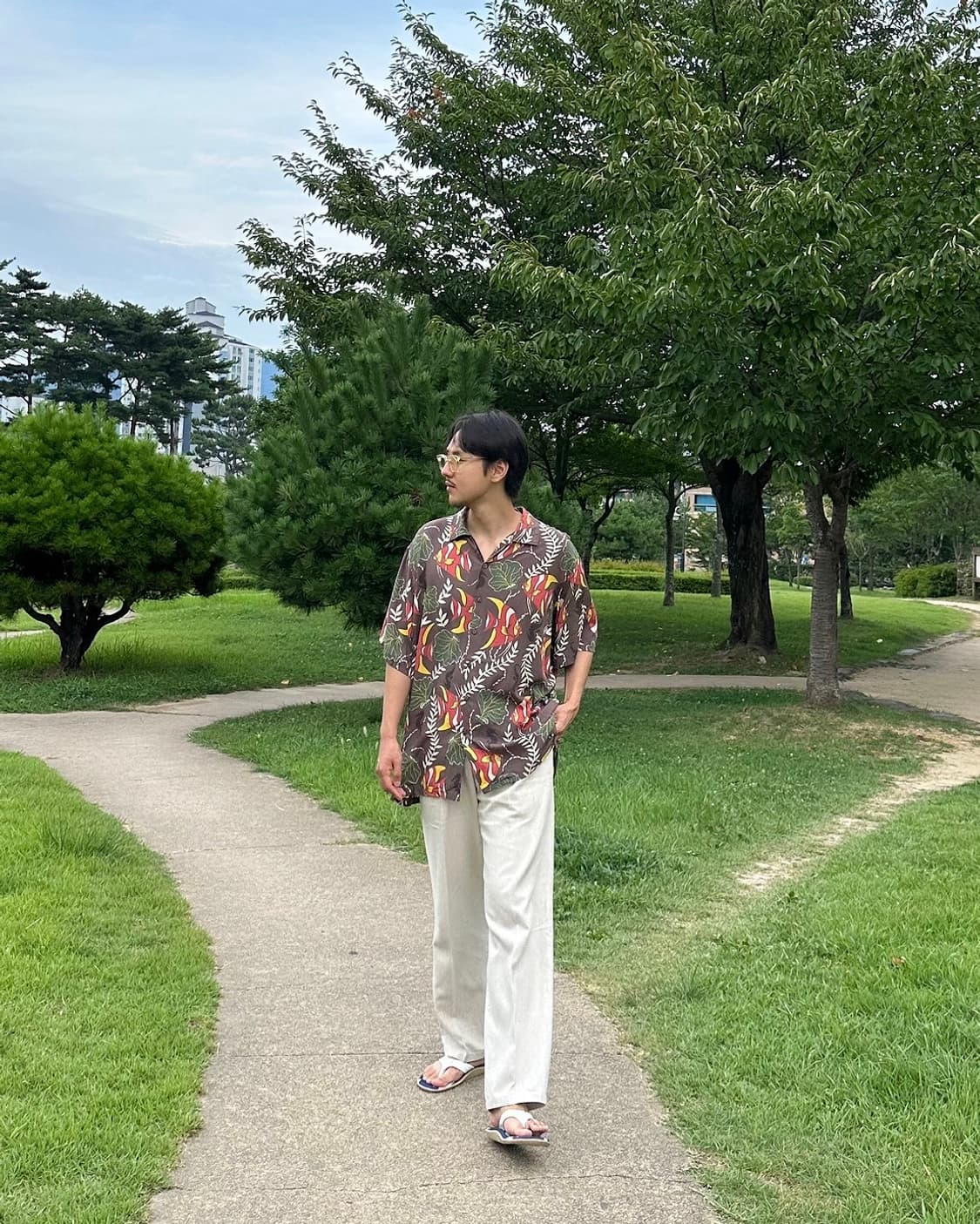 [2XL]폴로 랄프로렌 레이온 하와이안 셔츠 상품이미지2