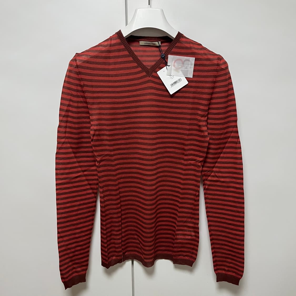 [S]팔로마울 Iglú 스트라이프 니트/레드 상품이미지2