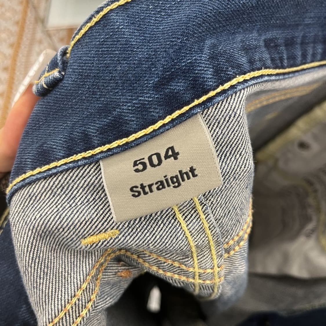 리바이스 504 빈티지레트로 00s 워싱 데님팬츠 30인치 C10967 상품이미지6