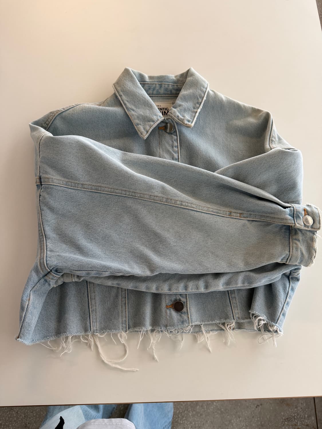 자라 크롭 데님 자켓 상품이미지6