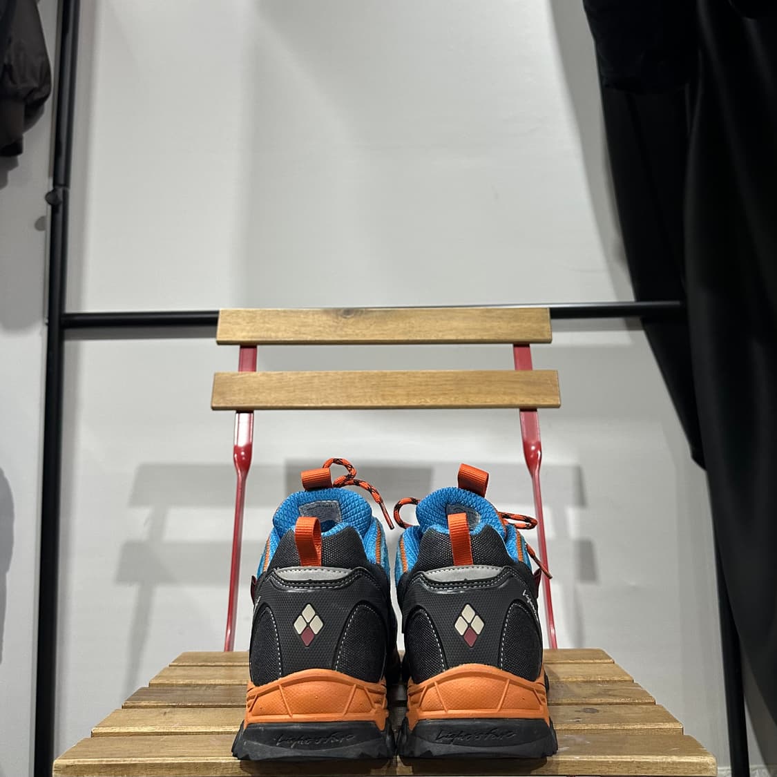 280) 몽벨 트레킹화 남성 남자 등산화 블루 상품이미지4