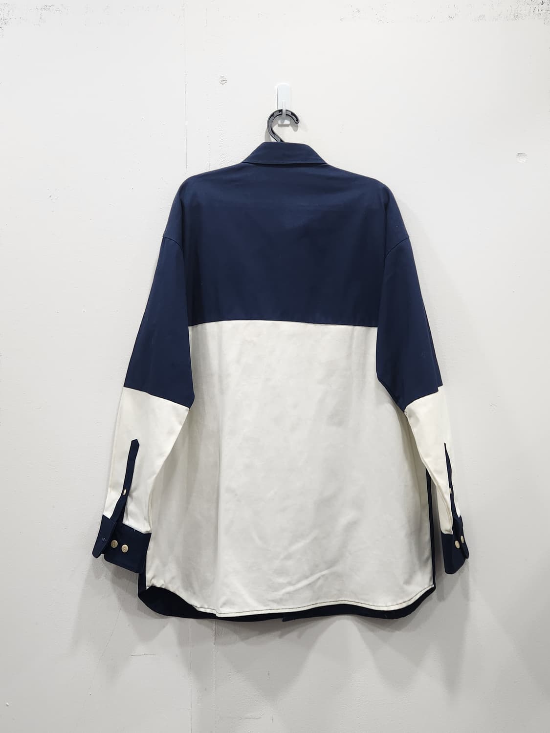 [L] 크리틱 Critic 배색 오버핏 셔츠 남성 L사이즈 상품이미지2