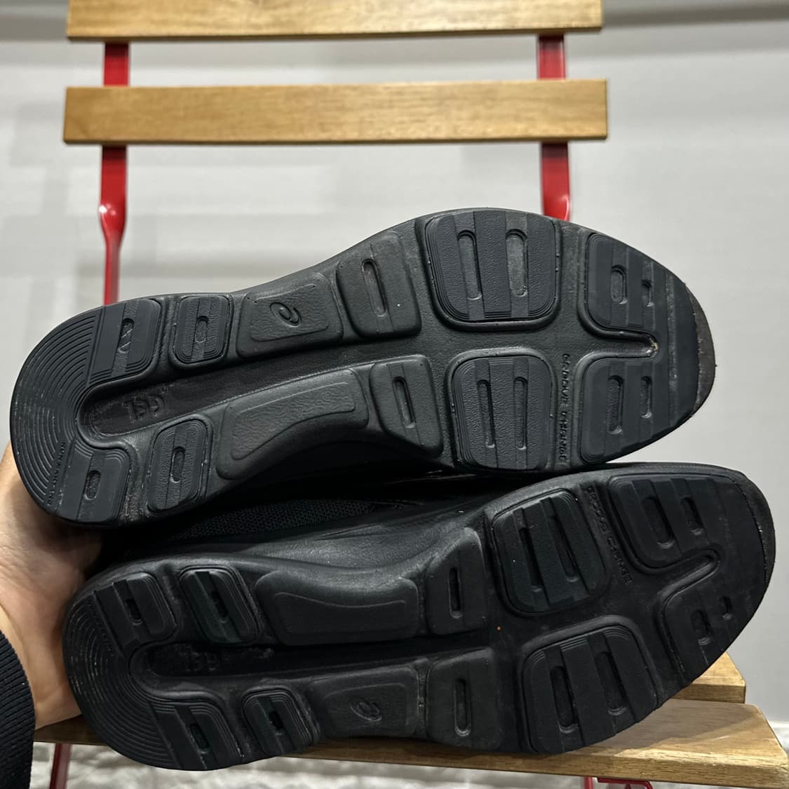 230) 아식스 운동화 여성 여자 신발 라이프 워크 블랙 상품이미지6