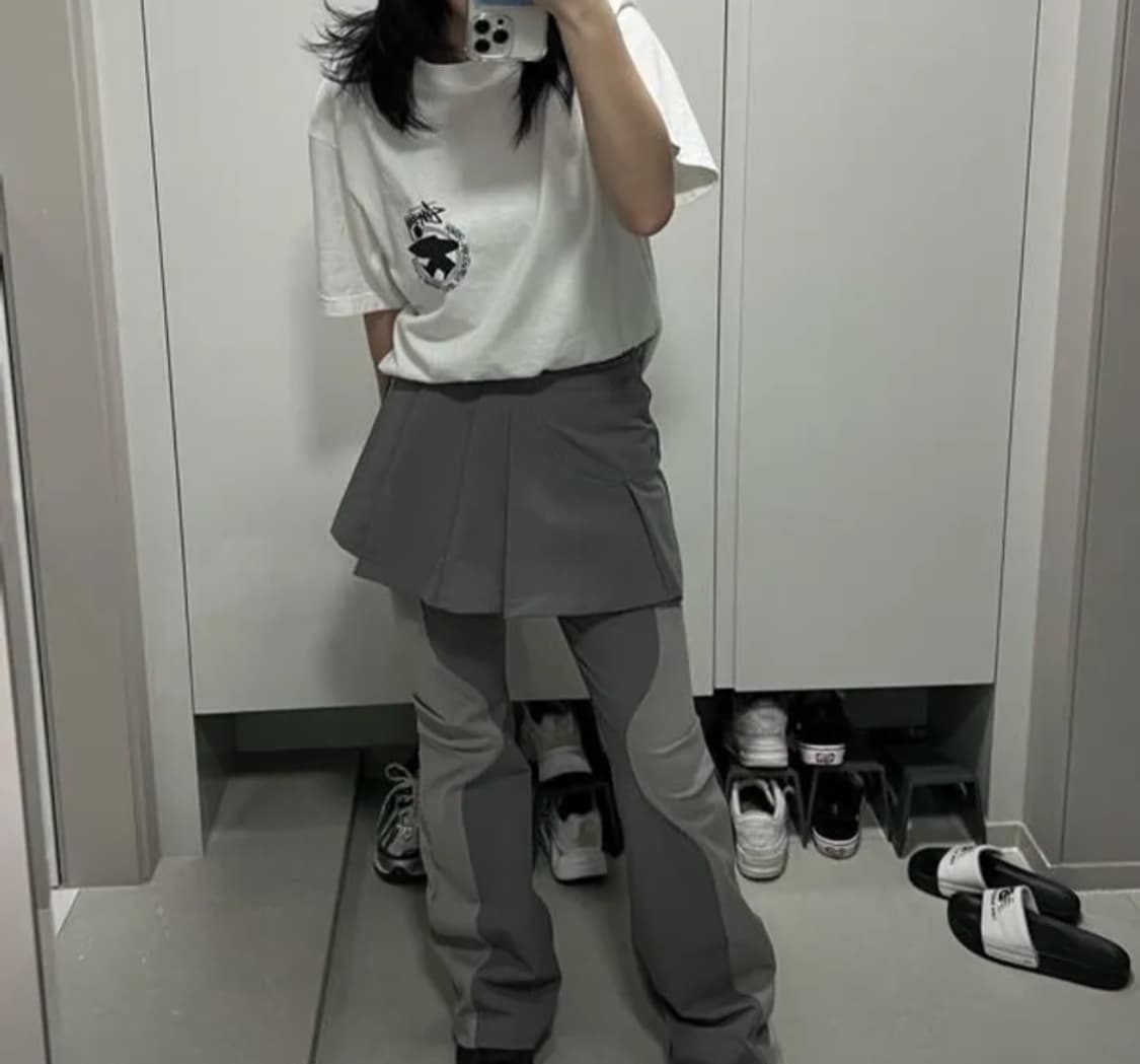 오호스 2way 스커츠팬츠 셋업 상품이미지4