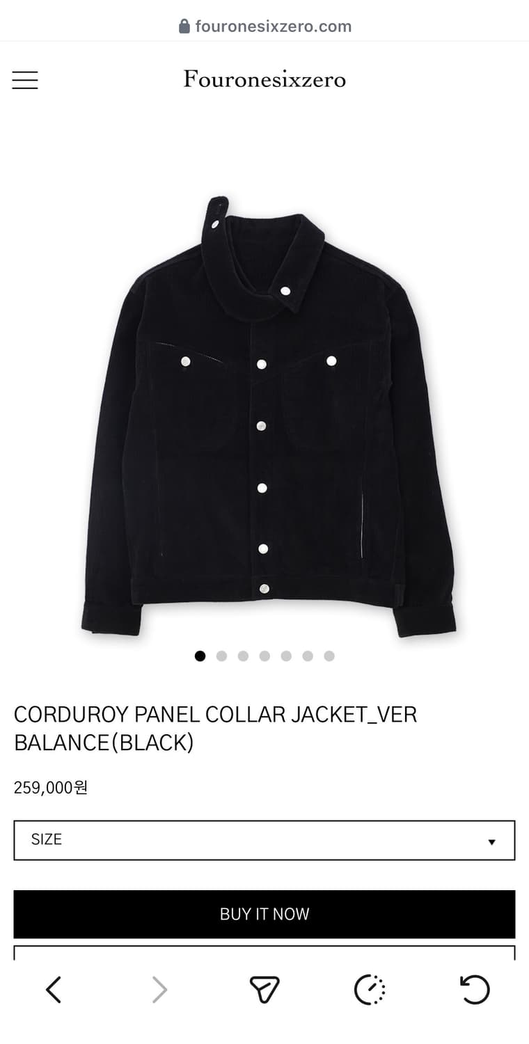 (2)사일육공 코듀로이 패널 카라 자켓 상품이미지1