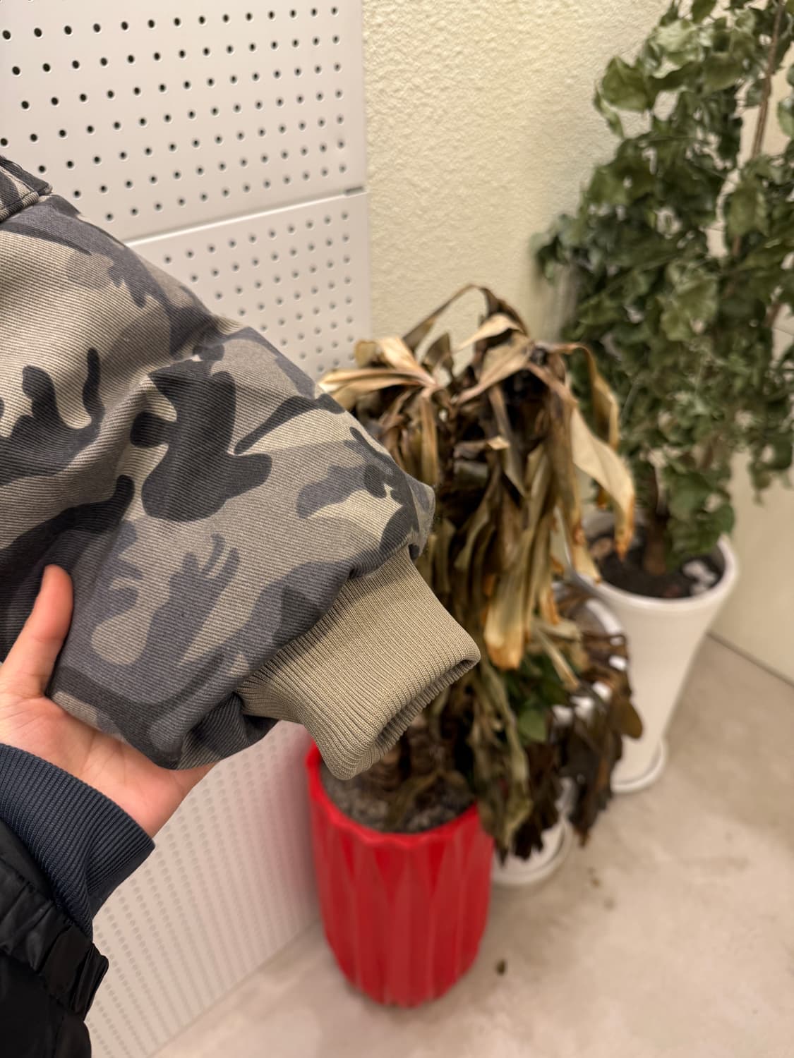 빈티지 y2k 카모 크롭 점퍼 U569 상품이미지4