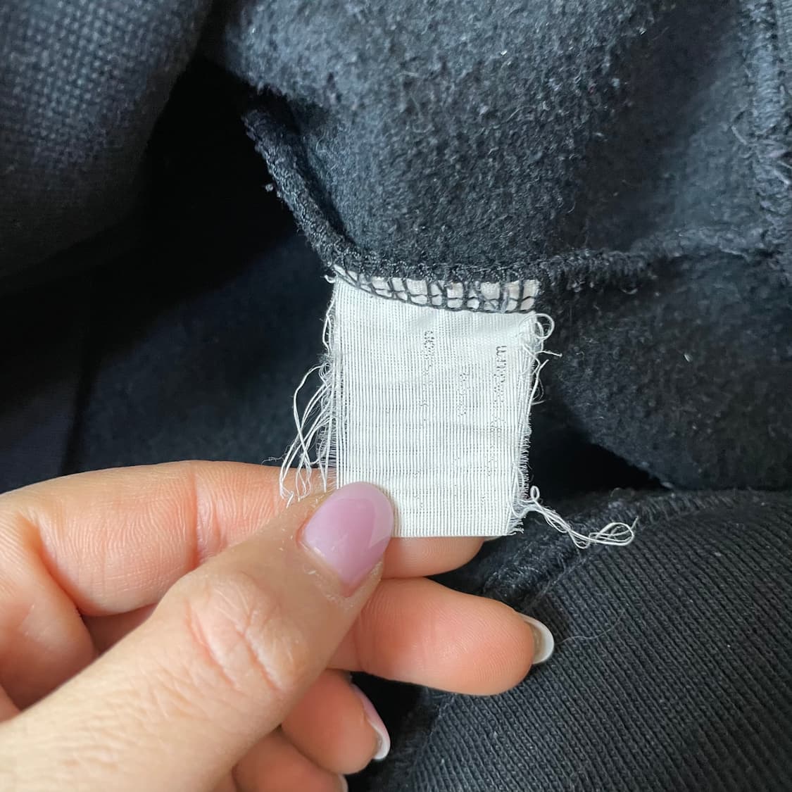 빈티지 블랙 기모 맨투맨 스웻셔츠 L 상품이미지6