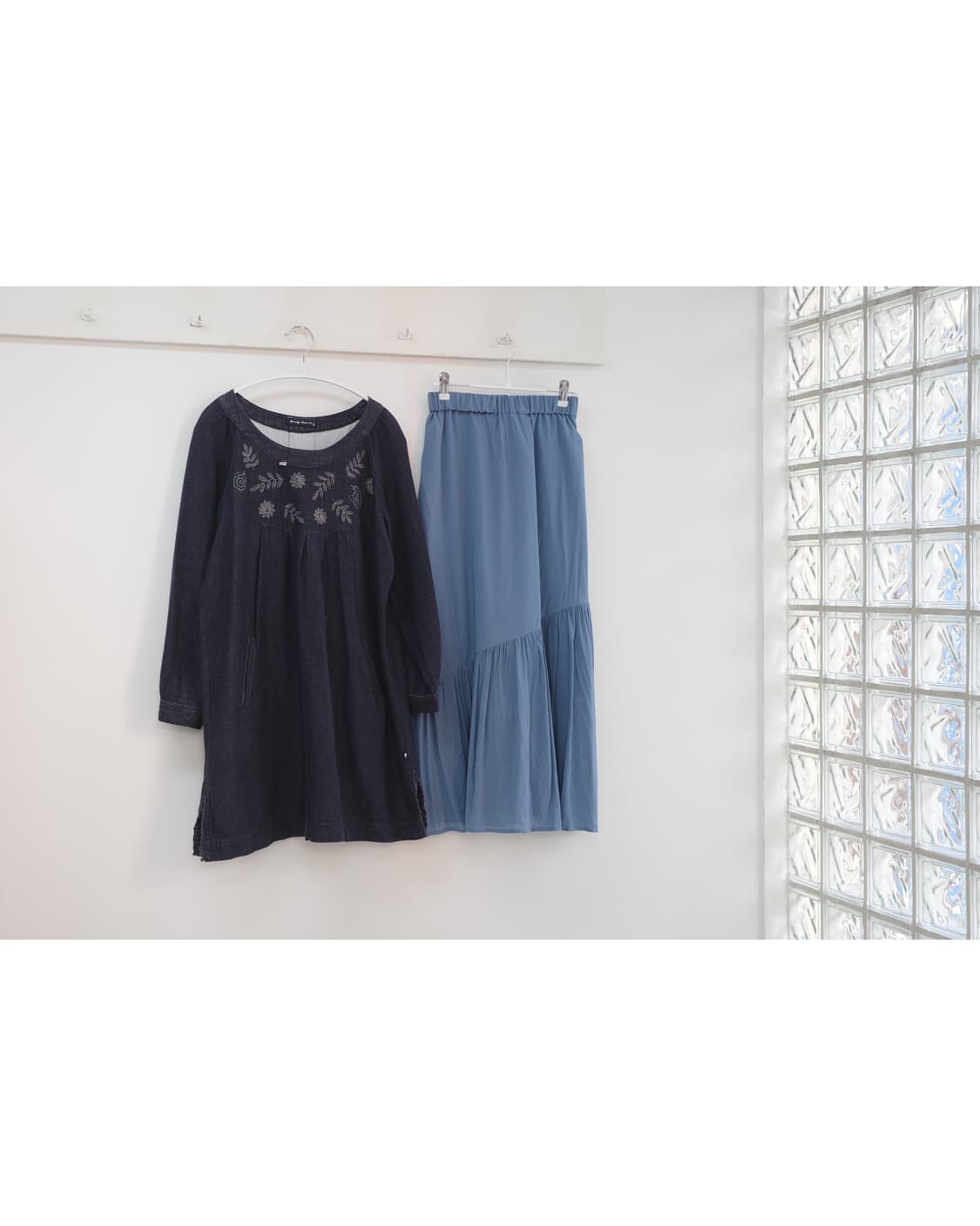 Drug store denim one-piece 상품이미지7