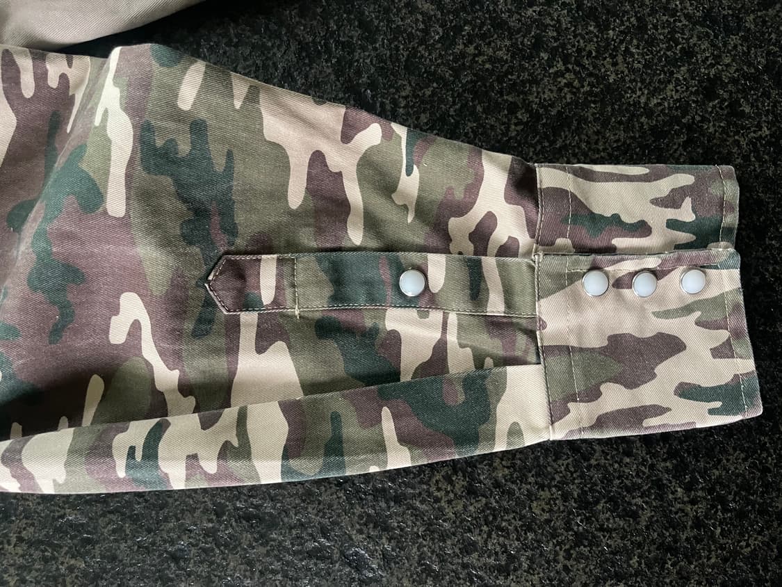 Wrangler 카모 웨스턴 셔츠 xxl 상품이미지6