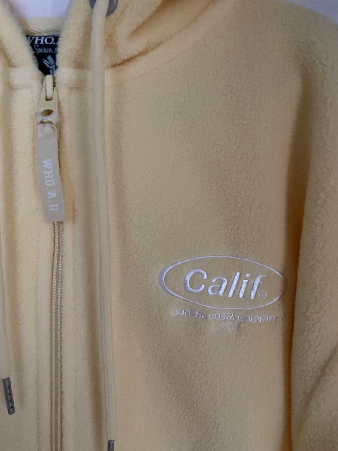 후아유 개나리 투웨이 후드 플리스 상품이미지2