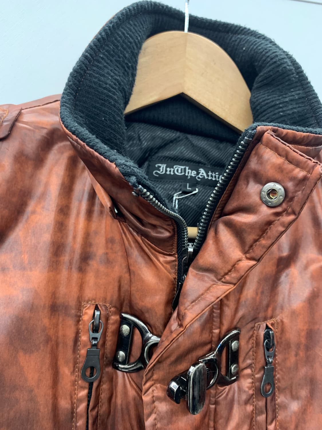 인더에틱 패턴 패딩 베스트 상품이미지6