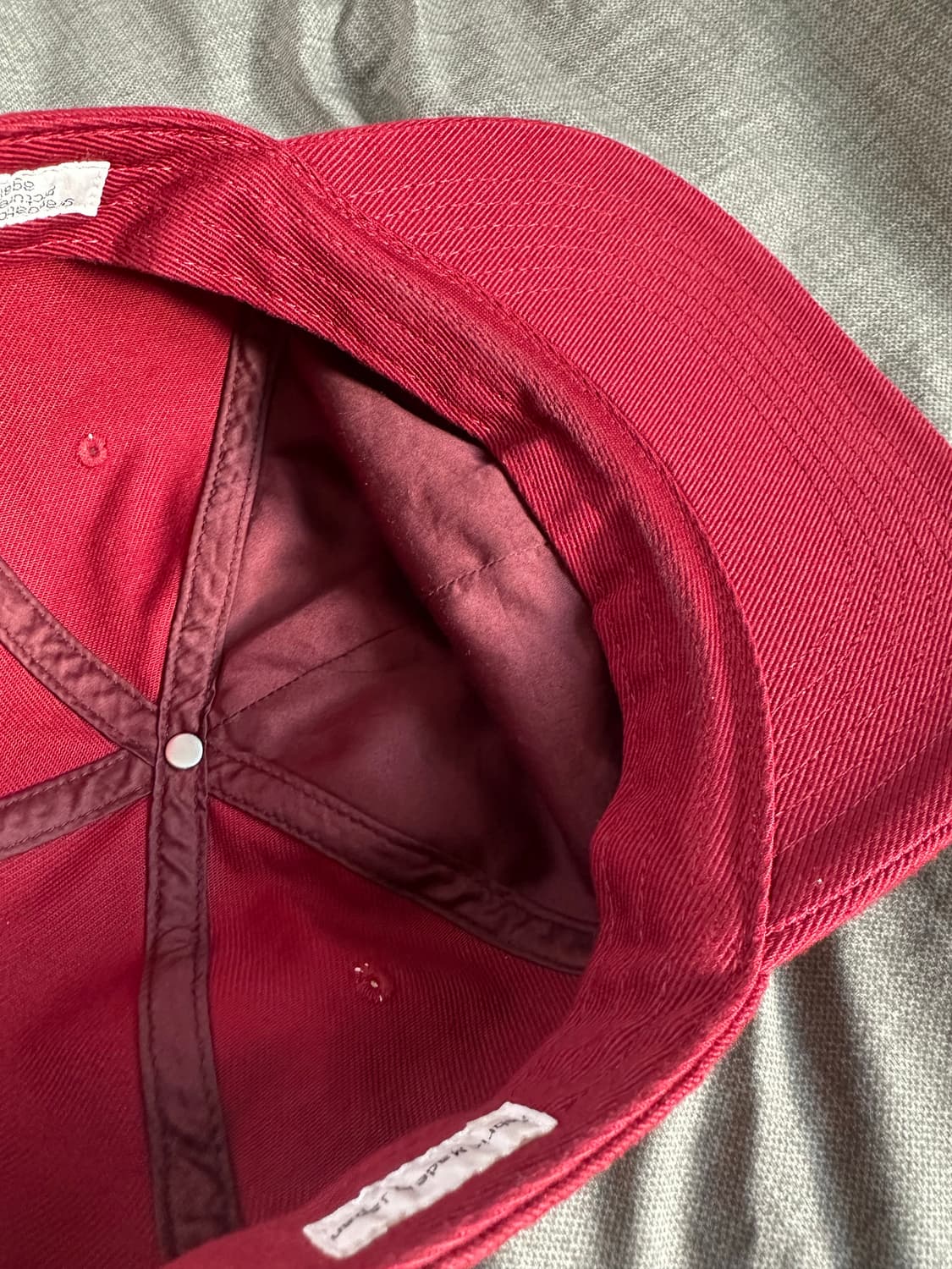 테프스토어즈 볼캡 라지 크림슨레드 상품이미지3