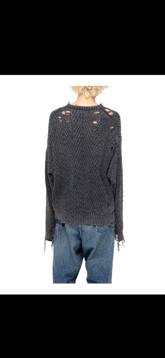 미하라 야스히로 데미지 블리치 니트탑 48 상품이미지5