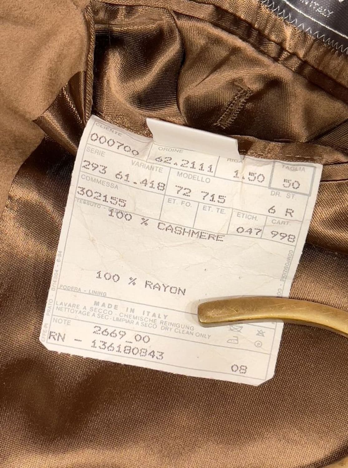 페레가모 캐시미어 코트 상품이미지9