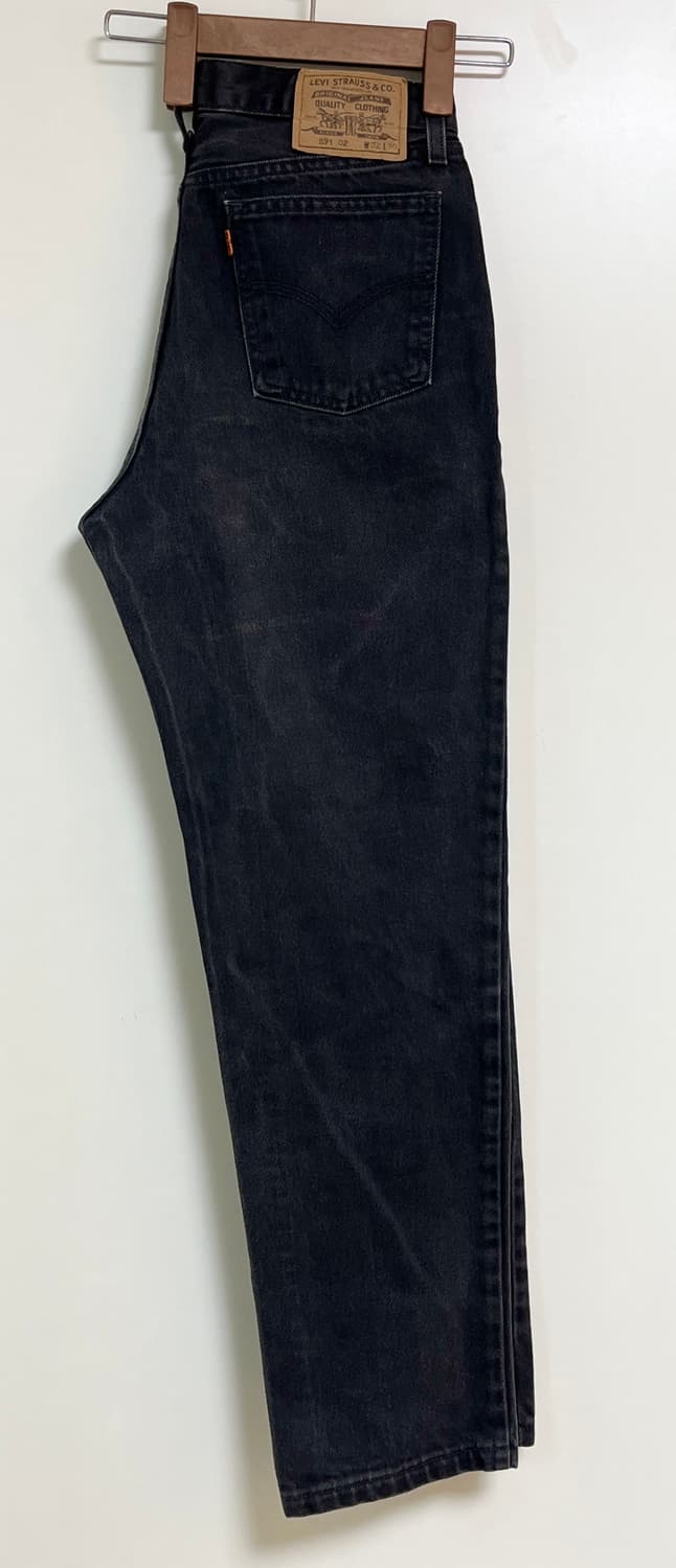 90s 리바이스 흑청 오렌지탭 Made in U.K. 1996년 12월 상품이미지8