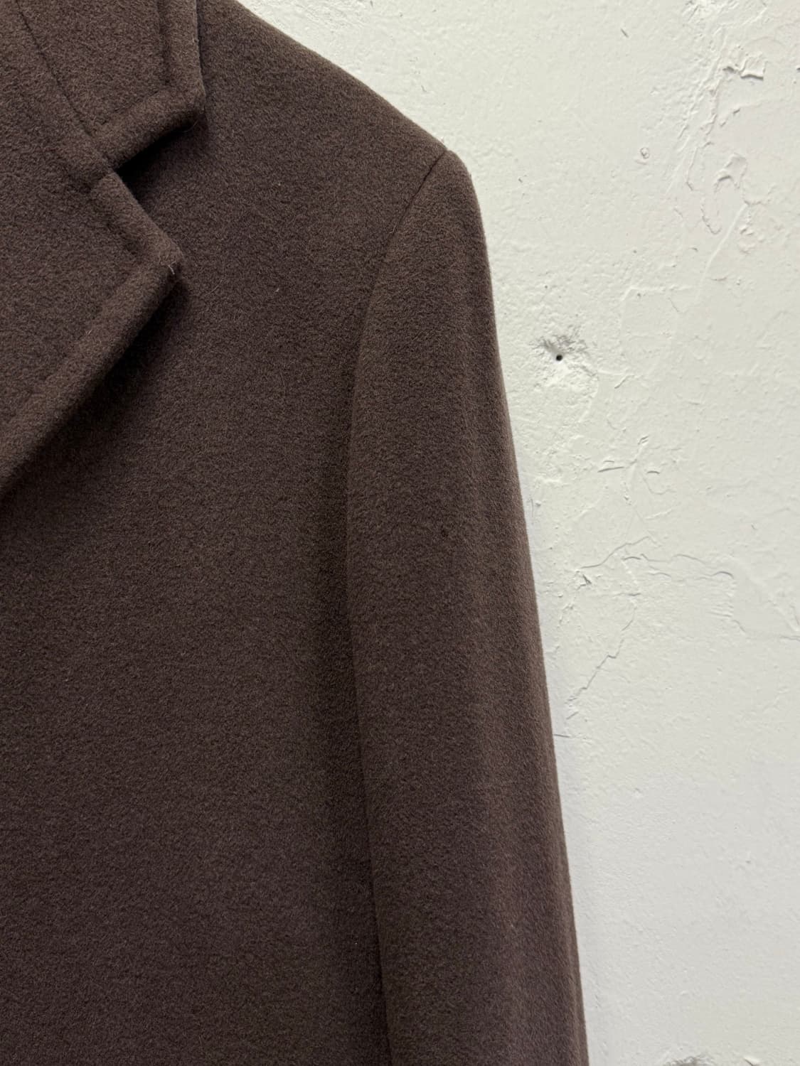 55) Italy MARELLA Dark Brown Angora Coat 상품이미지6