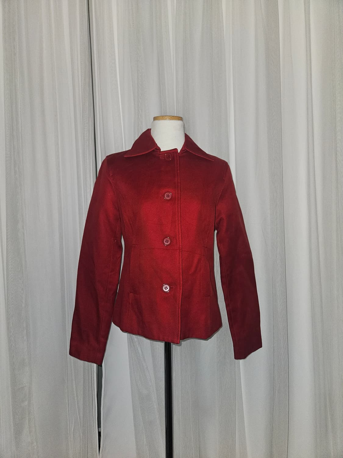 kumikyoku 빈티지 토마토레드 자켓 상품이미지1