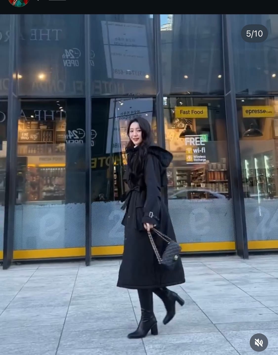 마리마켓 마리메이드 패딩야상 롱마리 블랙 상품이미지3