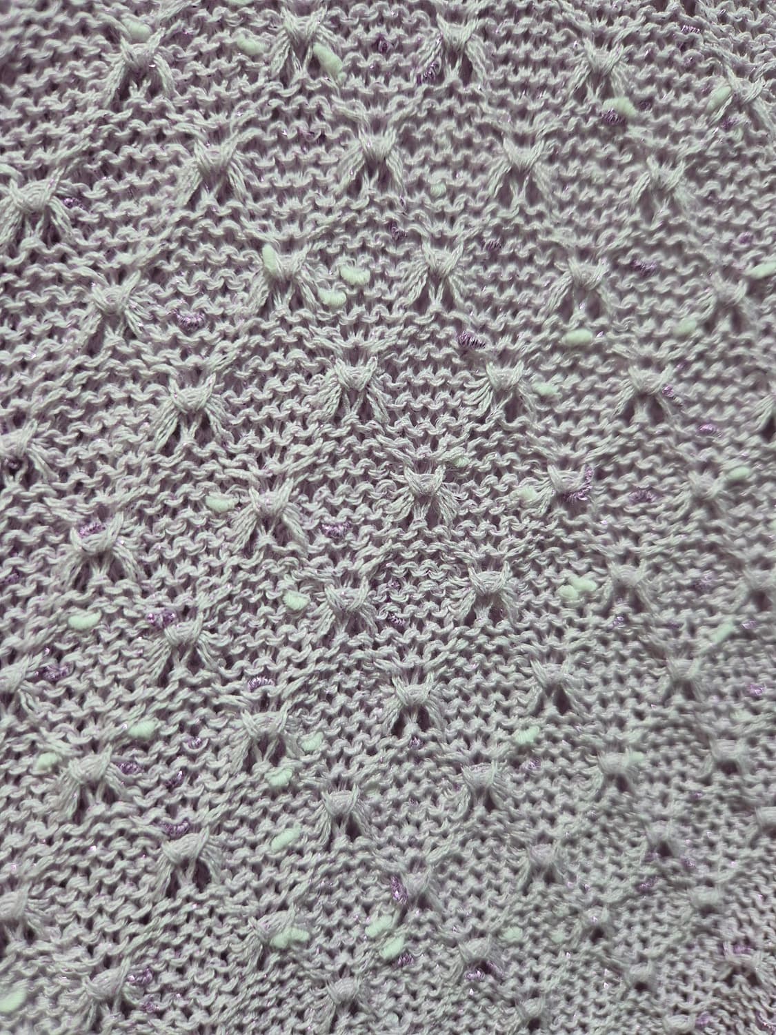 마리끌레르 퍼플 반팔 가디건 상품이미지6