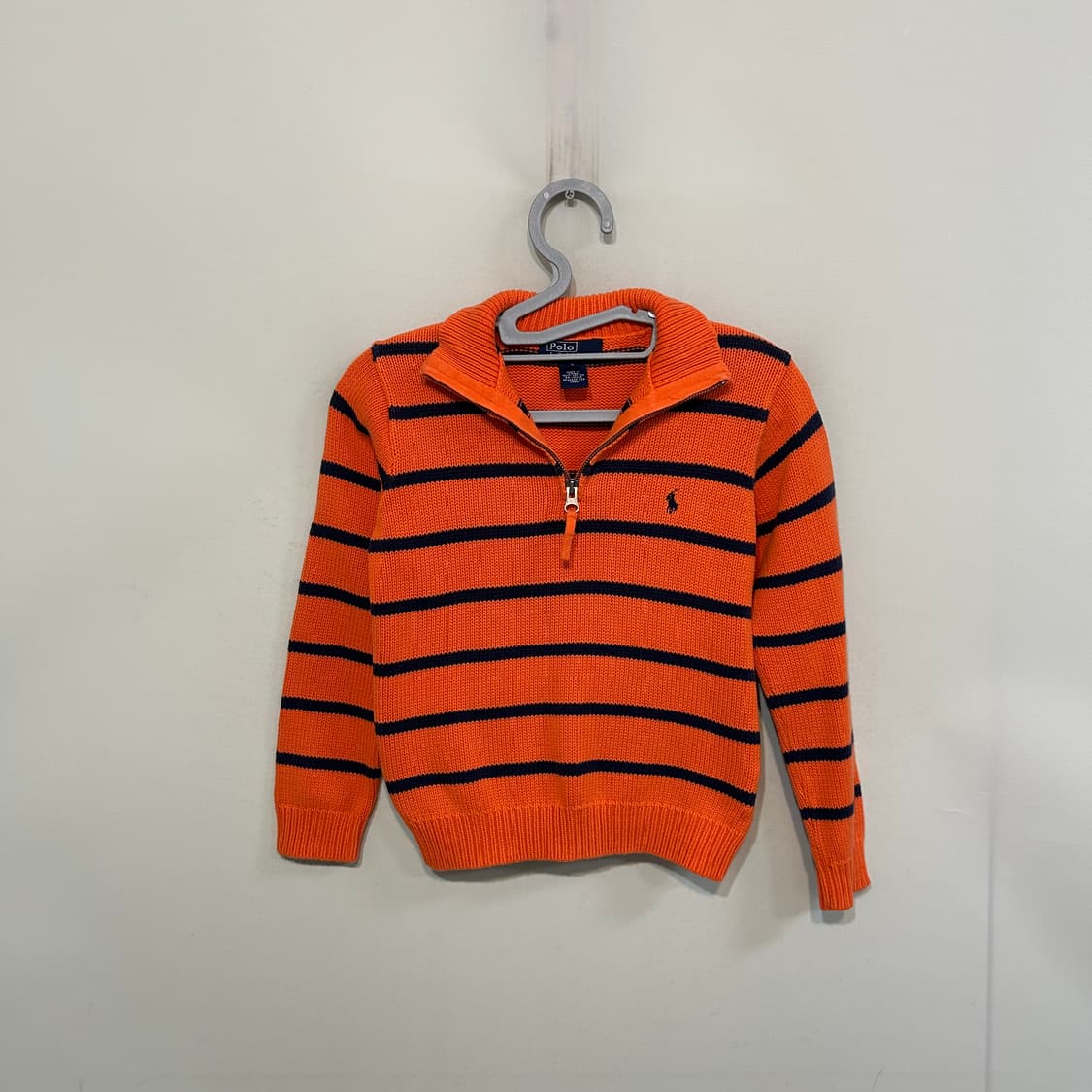 폴로 랄프로렌 키즈 니트 반집업 7 상품이미지1