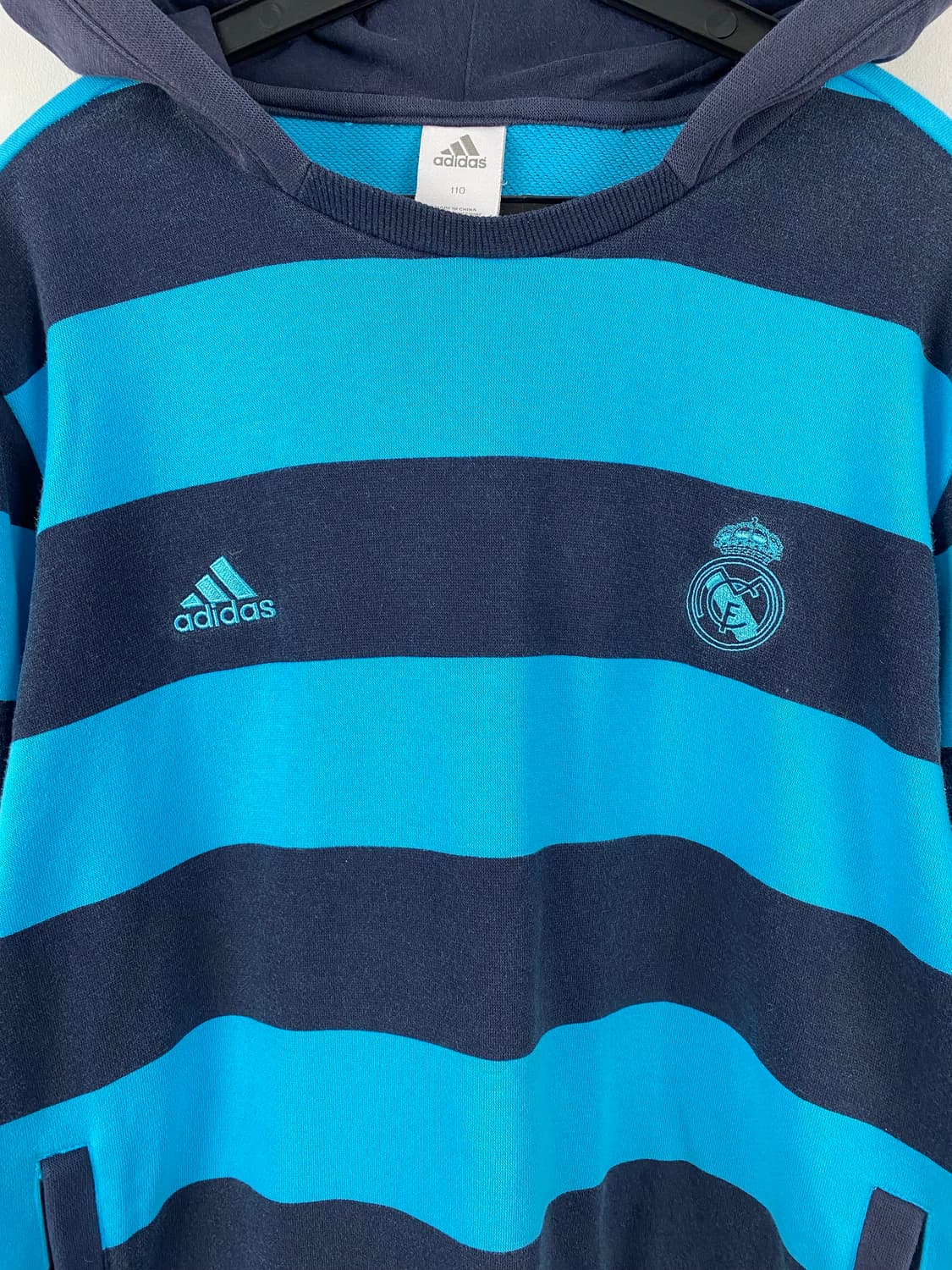 아디다스 레알마드리드 08-09 스트라이프 후드티 XXL <561> 상품이미지3