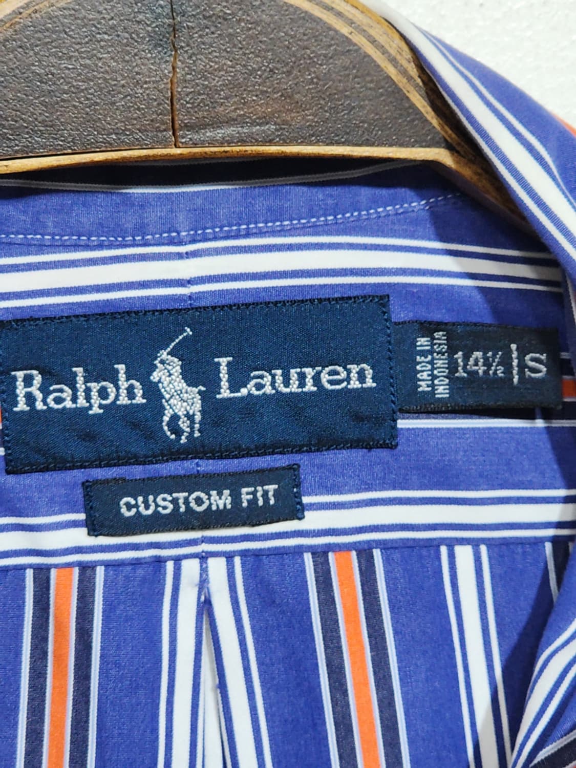 (S) 랄프로렌 폴로 남방 스트라이프 로고 셔츠 캐주얼  상품이미지3