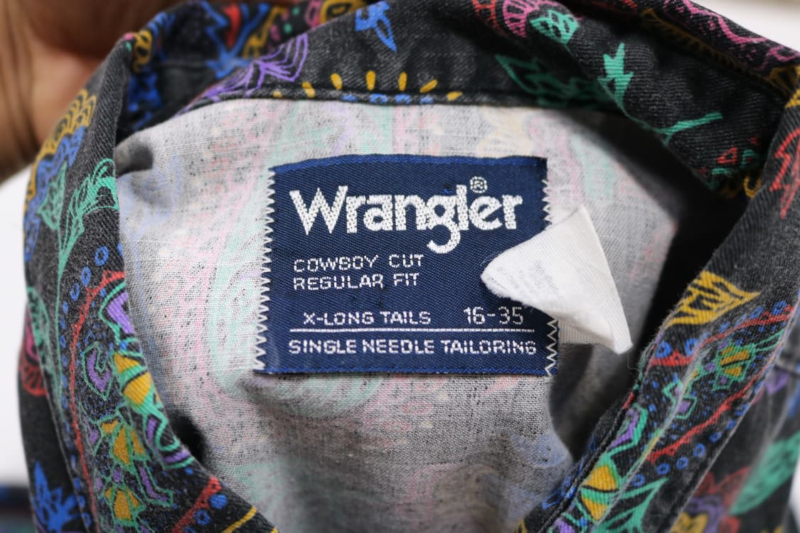 wrangler 랭글러 페이즐리 셔츠 상품이미지4