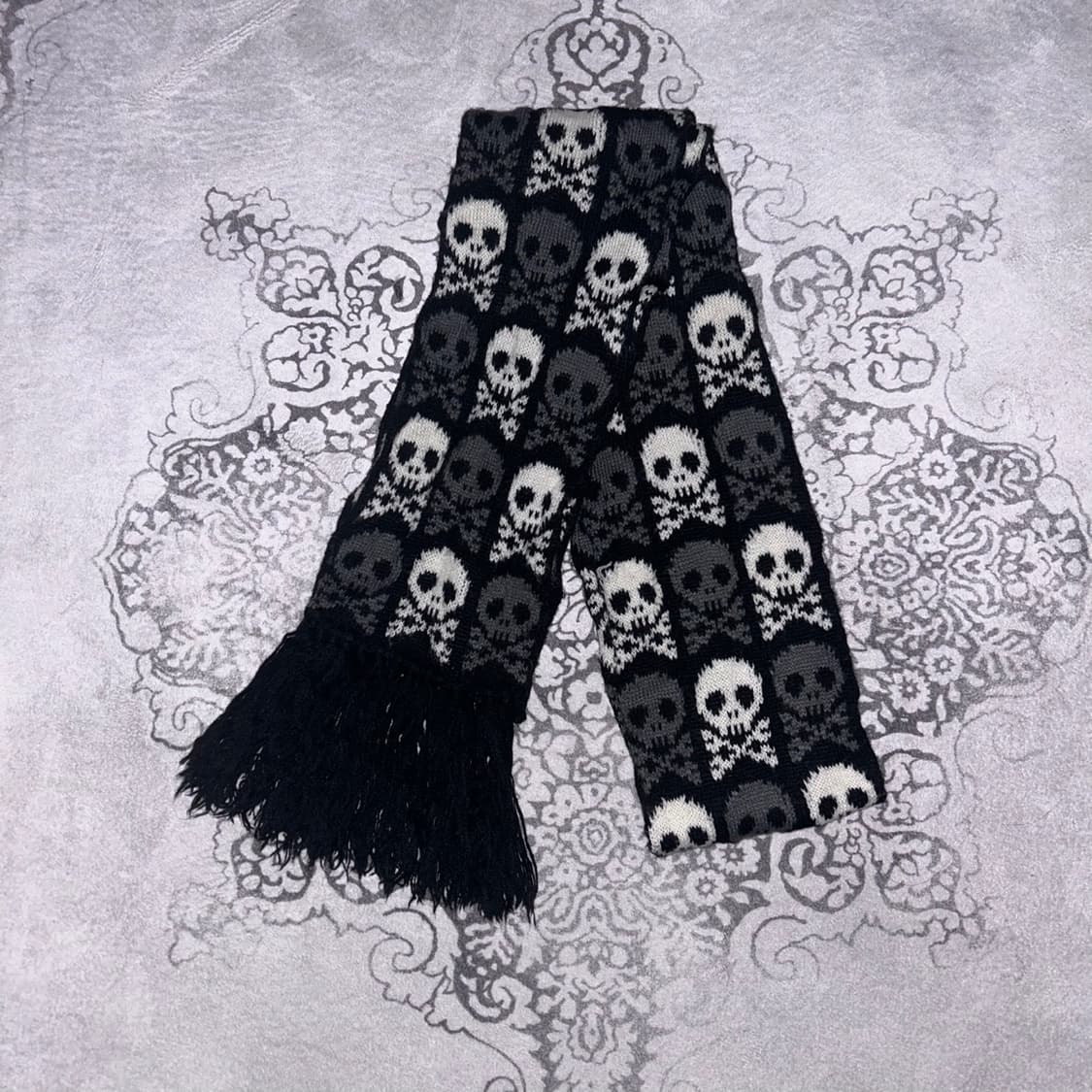 해골 목도리 머플러 상품이미지2