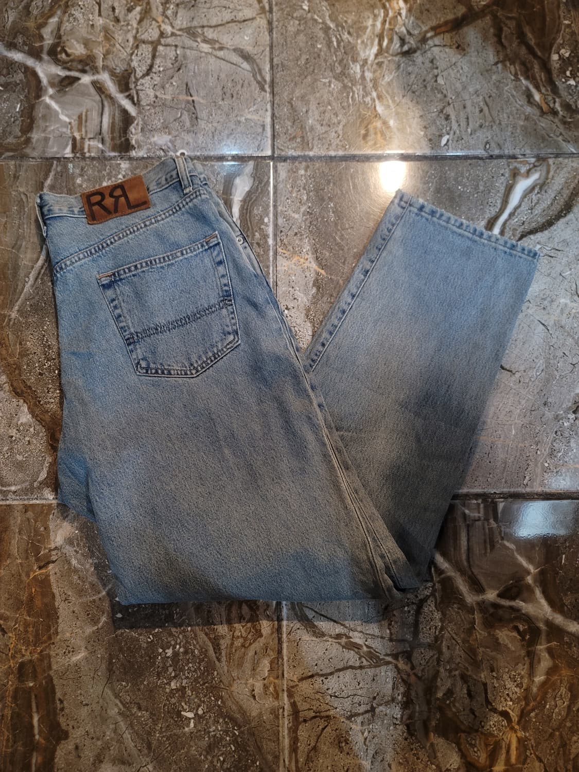 더블알엘 와이드 데님팬츠  상품이미지1