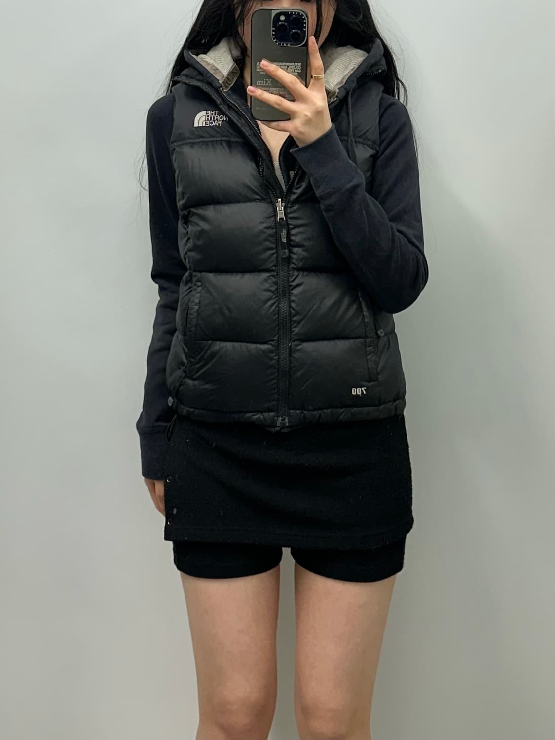 노스페이스 700 눕시 블랙 조끼 패딩 상품이미지2