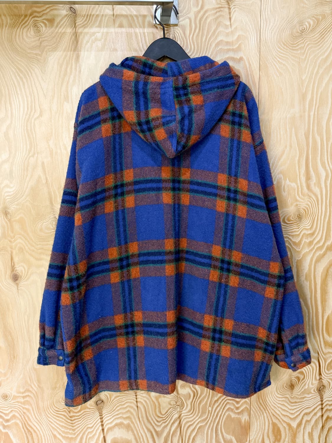 노스웨이브 90‘s 라나 울 체크 후드 자켓 상품이미지5