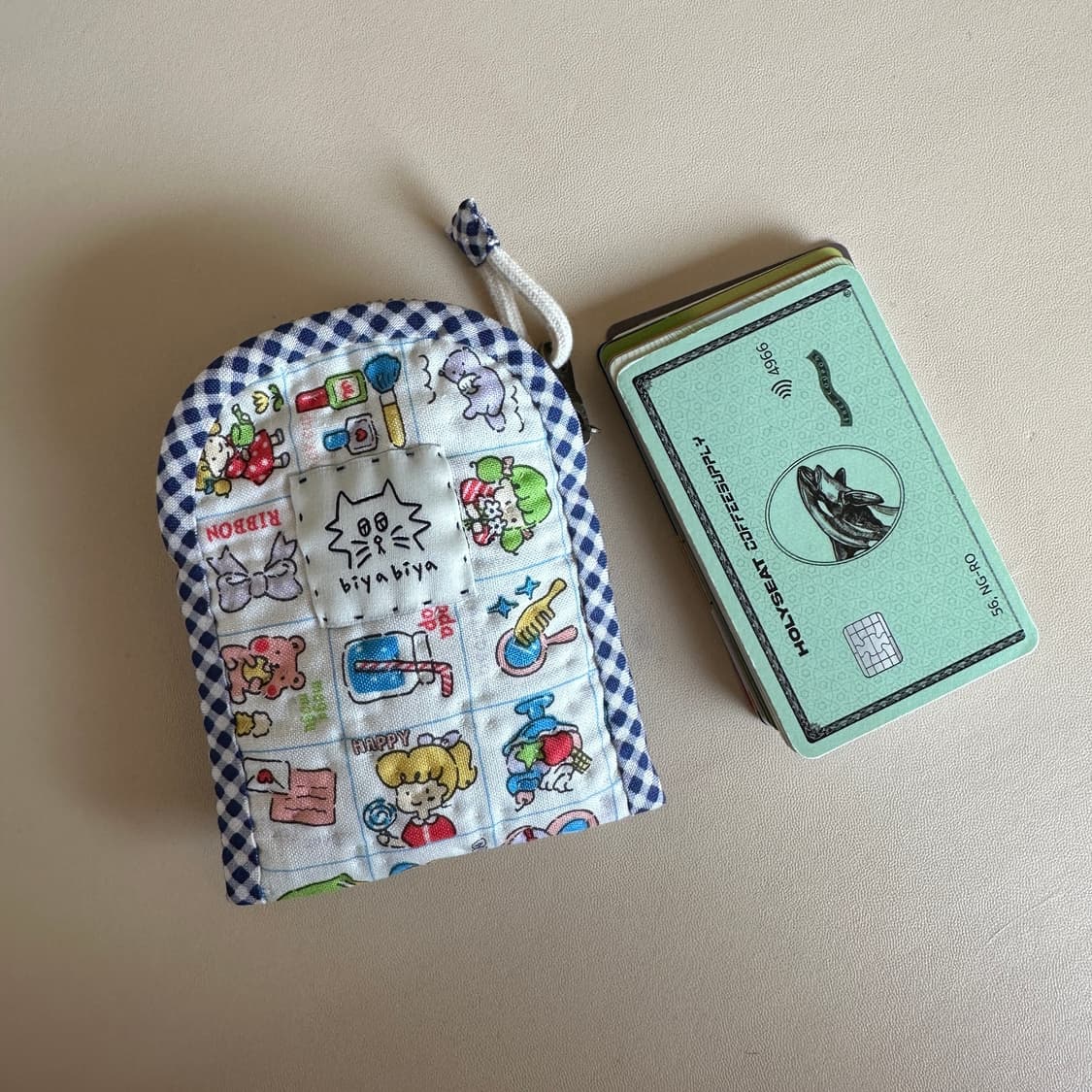 퀼팅 카드파우치 / 카드지갑 상품이미지1