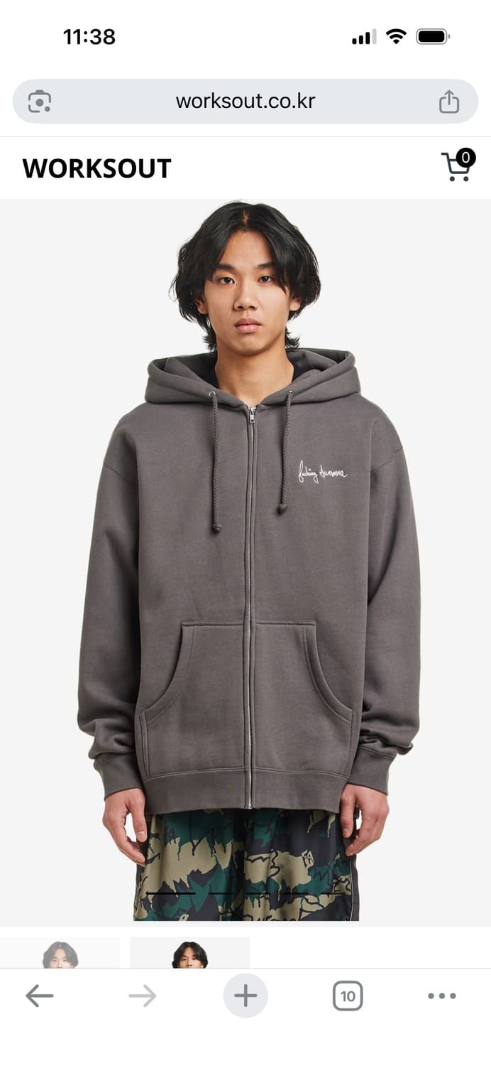 퍼킹어썸 후디 차콜 상품이미지1