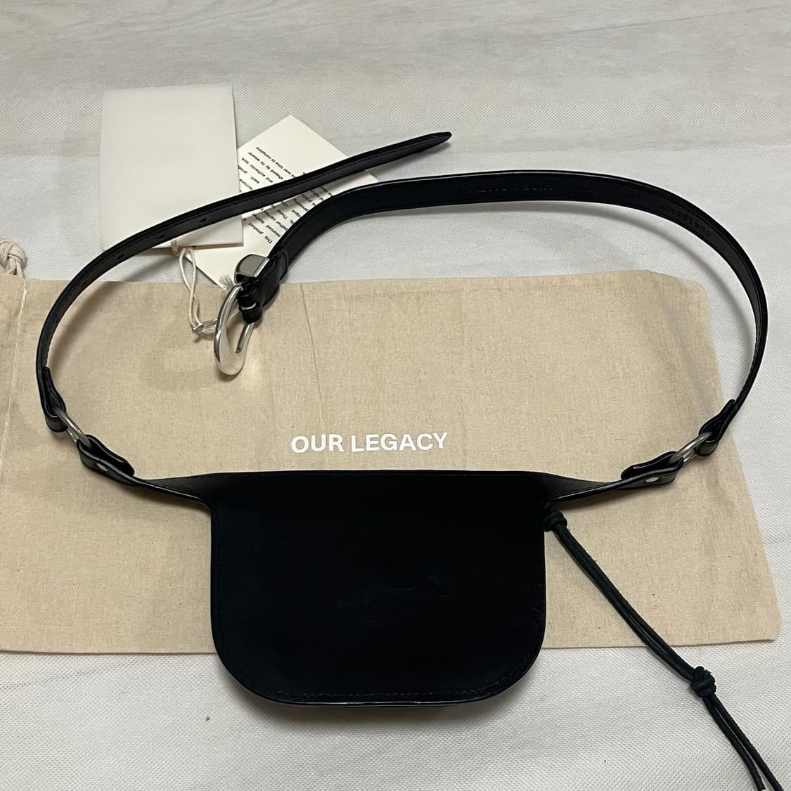 [80]아워레가시 26ss PURSE 벨트/블랙 상품이미지4