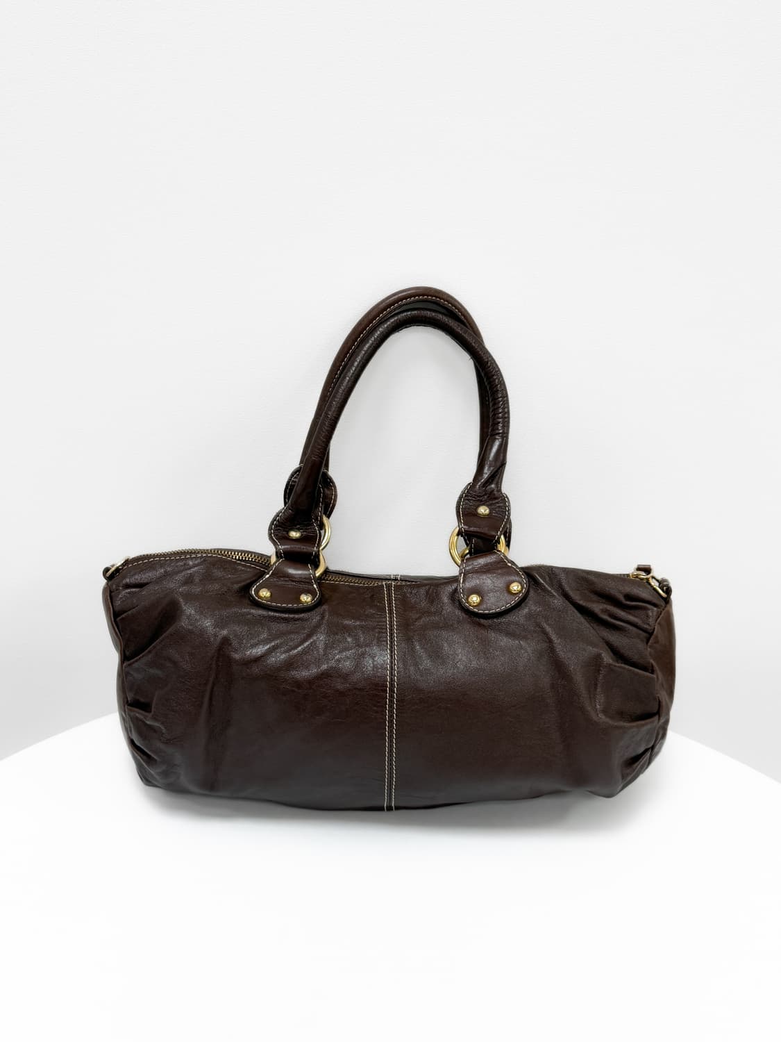 Made in Italy Guia's 멀티 포켓 레더 숄더백 상품이미지3