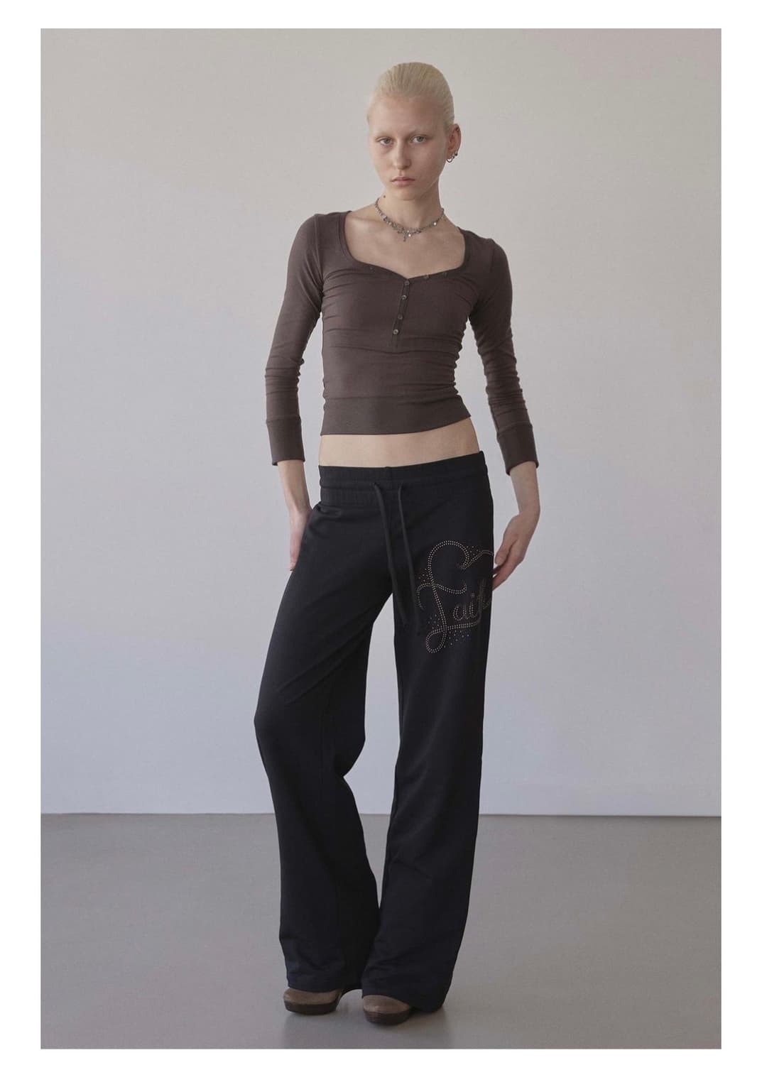 스컬프터 Faith Cotton Track Pants Black 상품이미지2