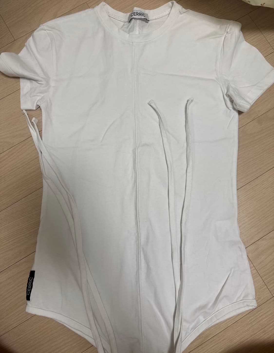 세릭 - BOTH SIDE STRING TOP / WHITE 상품이미지4