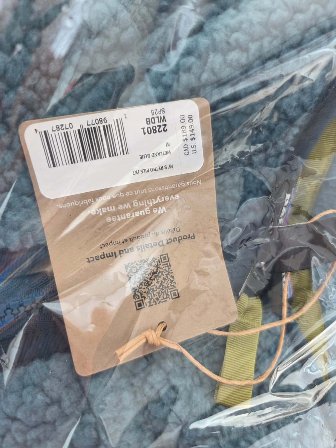 파타고니아 레트로 파일 플리스 자켓 팝니다. 상품이미지3